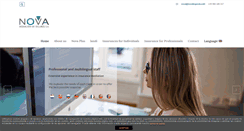 Desktop Screenshot of novaseguros.com