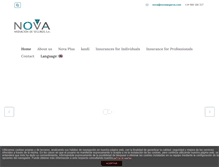 Tablet Screenshot of novaseguros.com